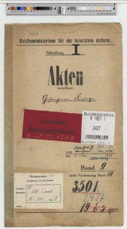 Gefangenenfürsorge. Nebenstück: Bd. 9