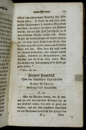 Erster Abschnitt. Erklärung dieses Hauptstückes.