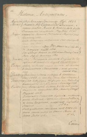 Historia, Antiquitates, Numismata etc.