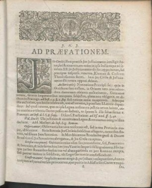 J. N. J. Ad Præfationem.