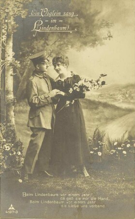 Ein Vöglein sang im Lindenbaum - Beim Lindenbaum vor einem Jahr [...]
