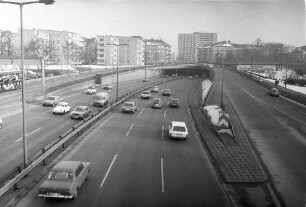Berlin: Stadtautobahn; Tunneleinfahrt Halensee