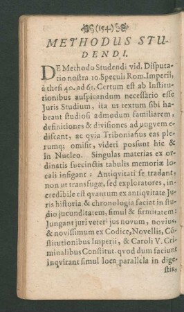 Methodus Studendi.