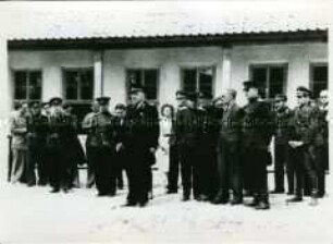 Richtfest für die Unterkünfte der Grenztruppen in Marienborn