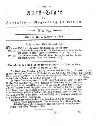 No. 34, 2. Dezember 1818