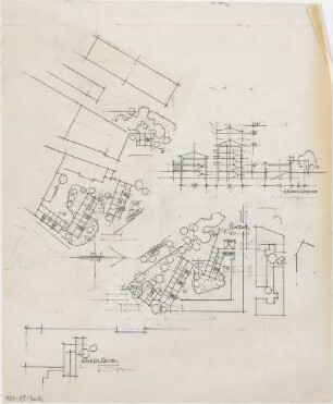 Döllgast, Hans; Verschiedenes - Lageplan; Schnitt