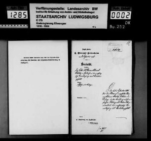 Oberamtsdiener, Hausmeister und Hausverwalter beim Oberamt Heidenheim