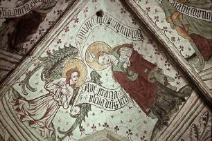 Die heilige Veronika, Verkündigung und Geburt Christi sowie verschiedene Propheten