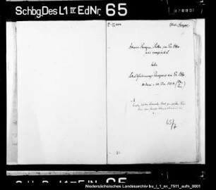 Schuldensachen des Johann Rantzau