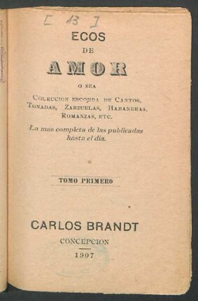 Tomo primero