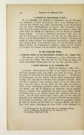 B. Der italienische Krieg