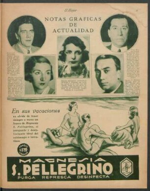 Notas gráficas de actualidad [Fotografías]