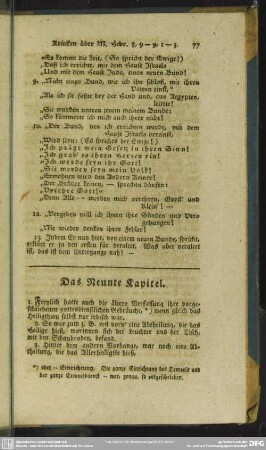 Das Neunte Kapitel