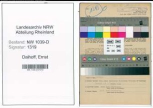 Entnazifizierung Ernst Dalhoff , geb. 01.12.1910 (Augenarzt)