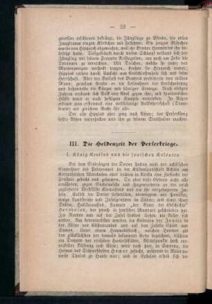 III. Die Heldenzeit der Perserkriege