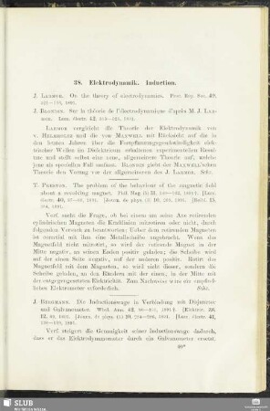 38. Elektrodynamik. Induction