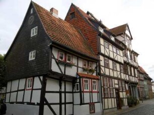 Quedlinburg: Fachwerkbauten Marktstraße