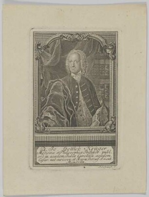 Bildnis des Johann Gottlob Krüger