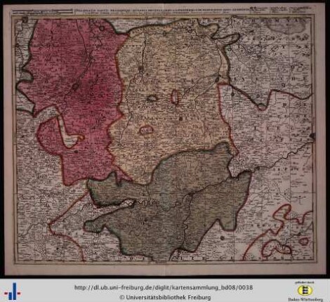 Delineatio partis Brabantiae, ditionis Bruxellensis et Lovaniensis, com. Namurcensis, episc. Leodiensis.