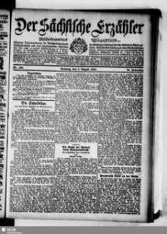 Der sächsische Erzähler : Bischofswerdaer Tageblatt ; (Tageblatt für Bischofswerda, Neukirch und Umgebung)