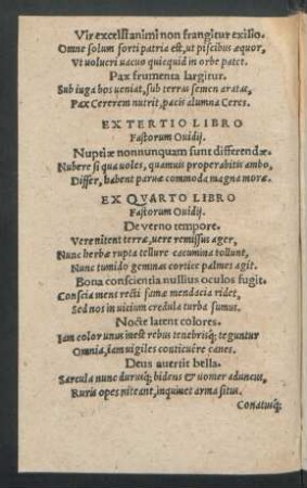 Ex Tertio Libro Fastorum Ovidii.