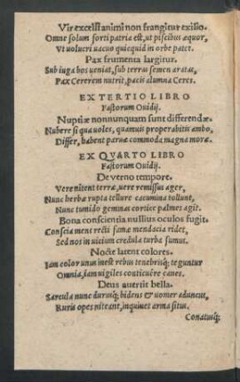 Ex Tertio Libro Fastorum Ovidii.