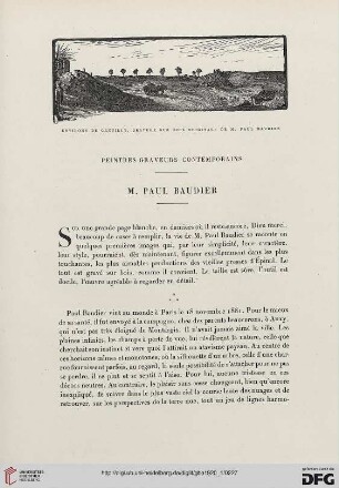 5. Pér. 1.1920: M. Paul Baudier : peintres-graveurs contemporains