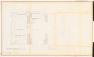 Reichsluftfahrtministerium, Berlin: Saalbau, Treppenhalle (Vorräume 2. OG): Grundriss 1:20