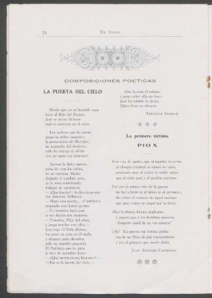 La primera víctima : Pio X
