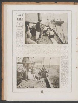 Deportes elegantes - El yachting