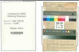 Entnazifizierung Arthur Ressel , geb. 09.03.1895 (Kaufmann)
