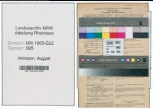 Entnazifizierung August Artmann , geb. 04.04.1894 (Lebensm.Kaufmann)