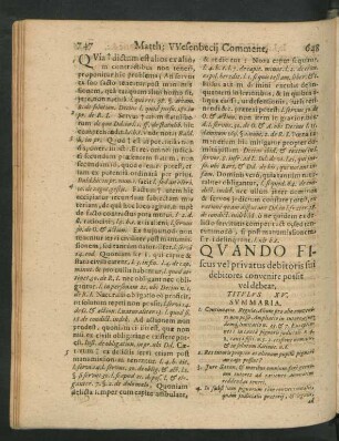 Quando Fiscus vel privatus debitoris sui debitores convenire possit vel debeat. Titulus XV.