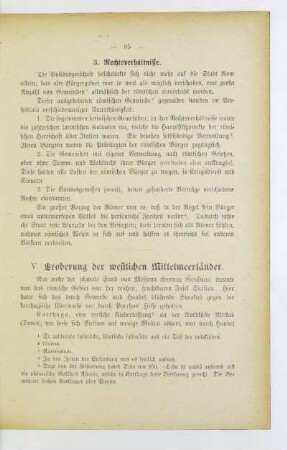 V. Eroberung der westlichen Mittelmeerländer