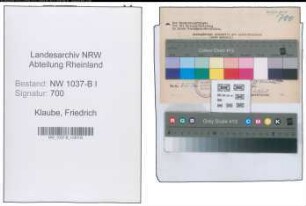 Entnazifizierung Friedrich Klaube , geb. 17.07.1912 ()