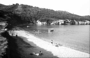 Lopud: Strand in der Bucht von Sunj