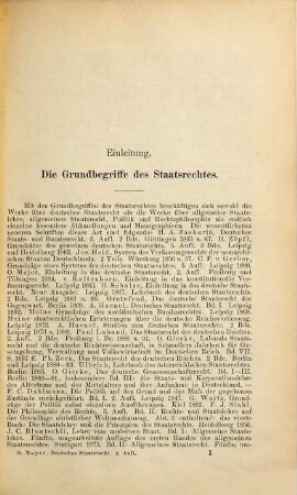 Lehrbuch des deutschen Staatsrechtes