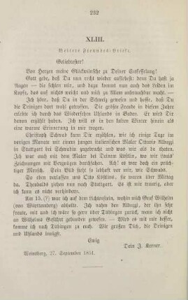 232-252, XLIII. Weitere Freundes-Briefe