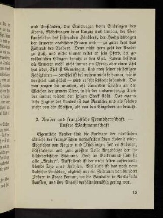 15-19, 2. Araber und französische Fremdherrschaft