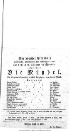 Die Mündel