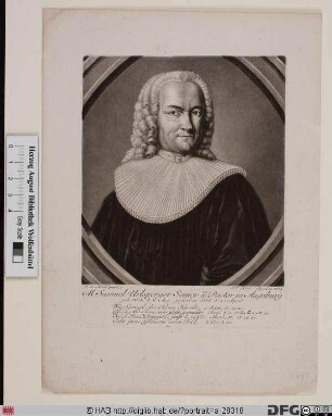 Bildnis Samuel Urlsperger