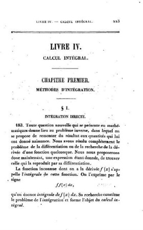 Livre IV. Calcul Intégral.