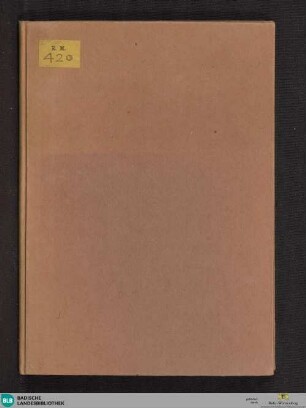 Leges confessariis observandae - Cod. Ettenheim-Münster 420