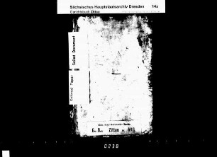 Konsensbuch der Ratsdörfer und der Stadt Zittau, Bd. 17
