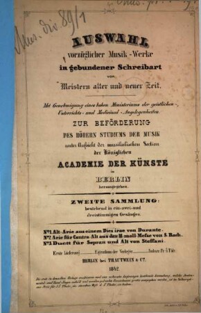 Alt-Arie aus einem Dies irae