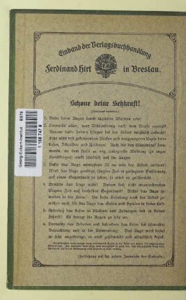 Schone deine Sehkraft!
