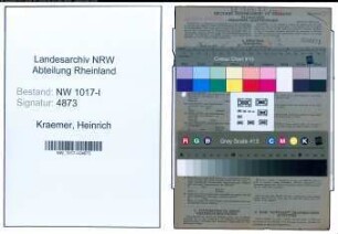 Entnazifizierung Heinrich Kraemer , geb. 27.04.1896 (Maurer)