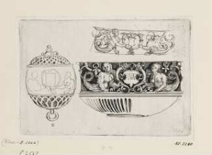 Drei Verzierungen, Blatt 12 der Folge "Ornamente"