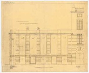 Kunsthandlung Eduard Schulte, Berlin: Fassadenteilansicht 1:25