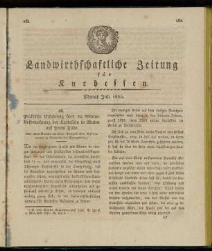 Monat Juli 1830